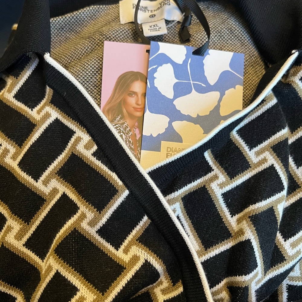 2024 DVF x Target Vintage Weave sweaterdress